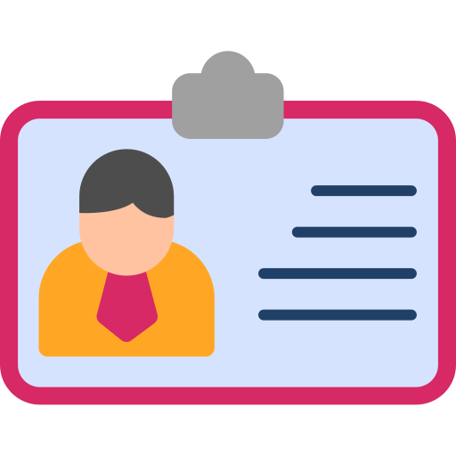 Id card Generic Flat icon