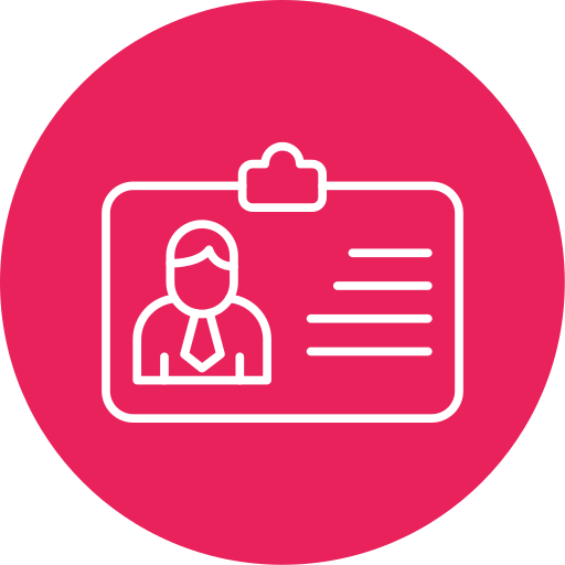 tarjeta de identificación icono gratis