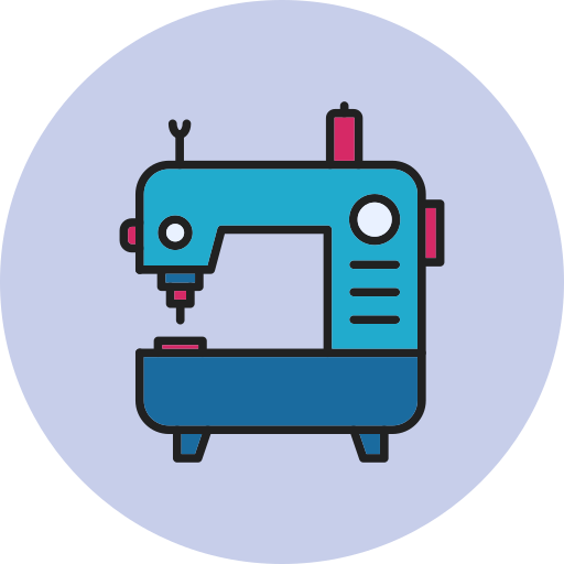 Sewing Machine Generic Circular Icon