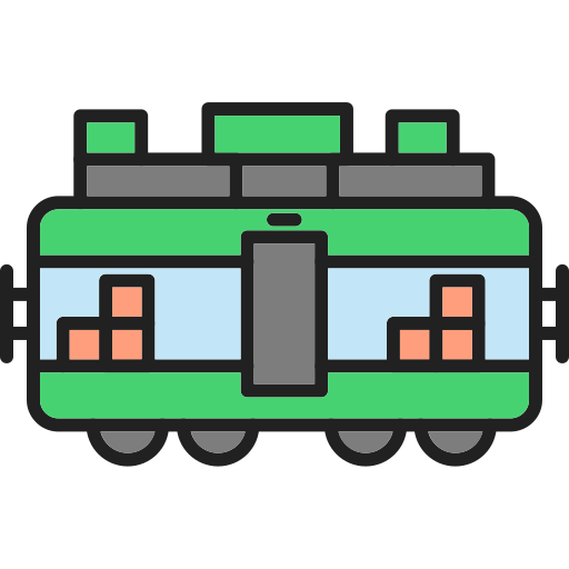 tren de carga icono gratis