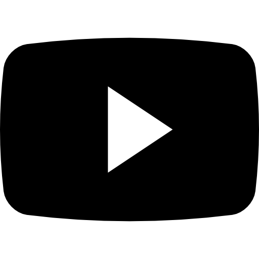 black youtube logo