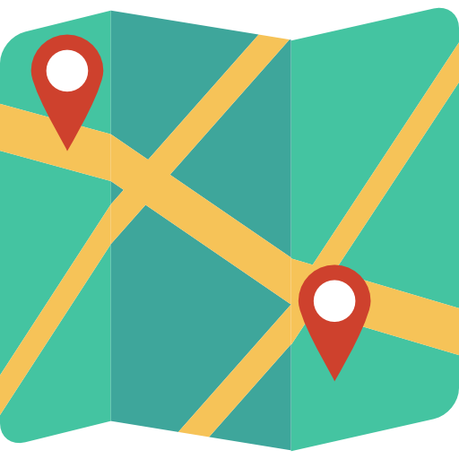 mapa icono gratis
