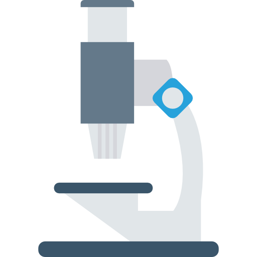 Microscope Dinosoft Flat icon