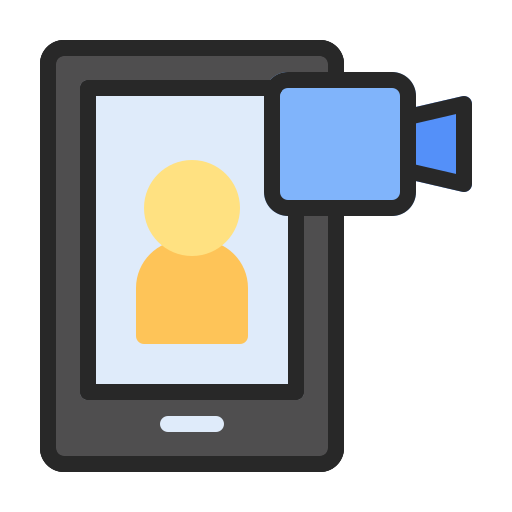 videollamada icono gratis