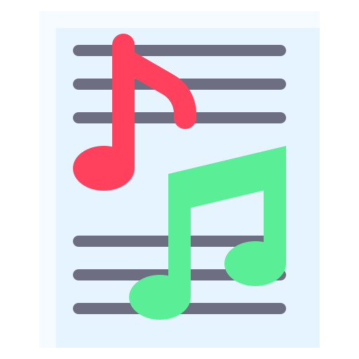 nota musical icono gratis