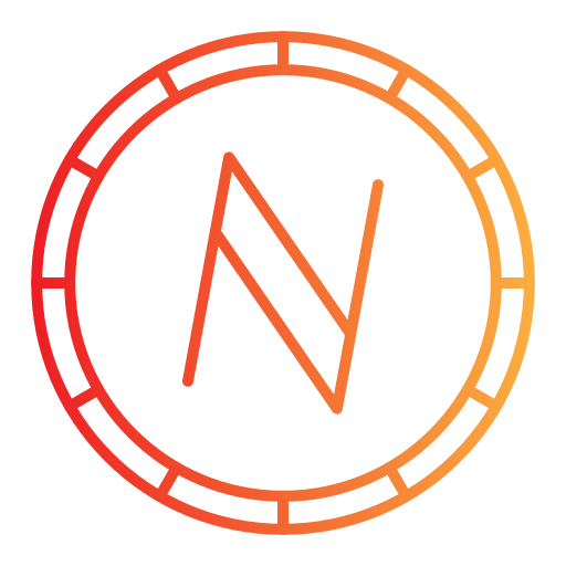 moneda de nombre icono gratis