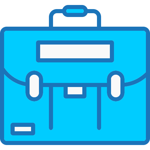 maletín icono gratis