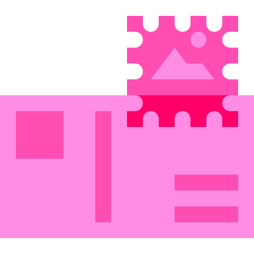 tarjeta postal icono gratis