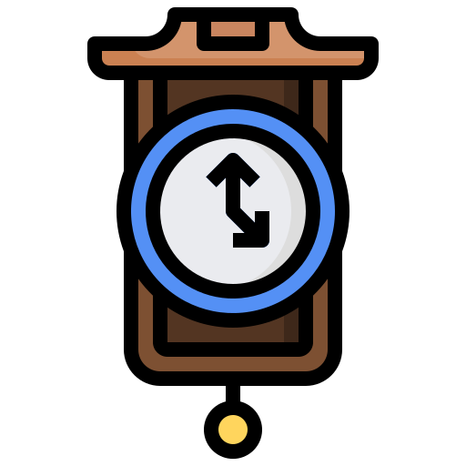 reloj de pie icono gratis