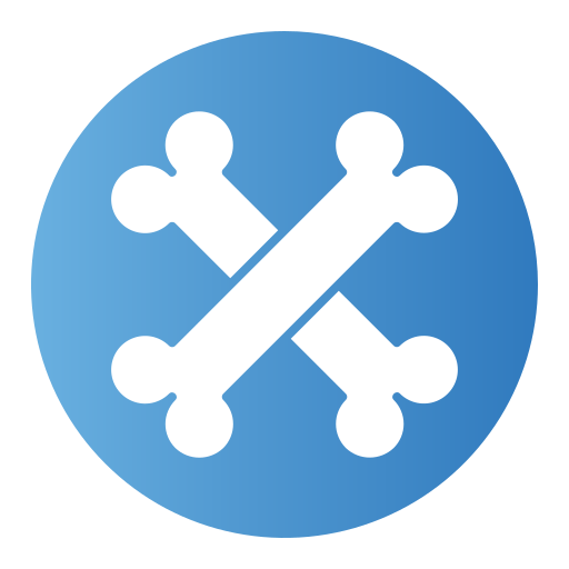Bone free icon Bone free icon
