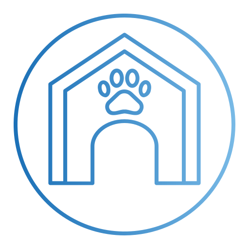 casa de perro icono gratis