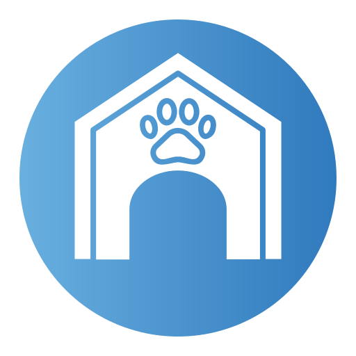 casa de perro icono gratis