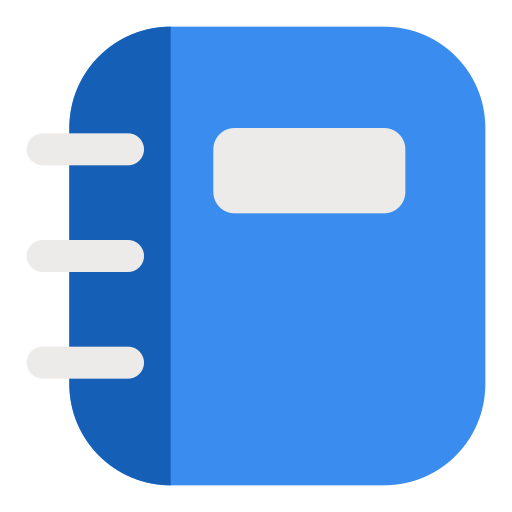 Phone book Generic Outline Color icon