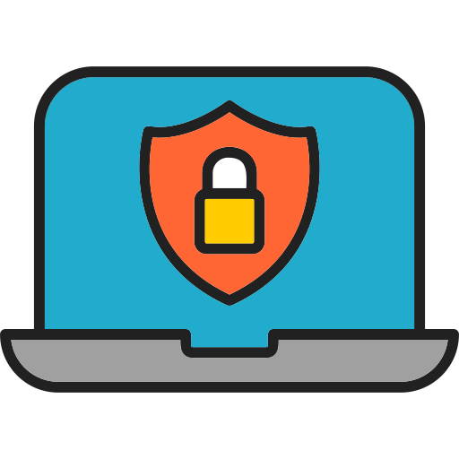 seguridad de datos icono gratis