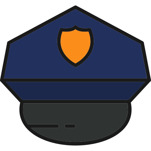 Chapéu De Polícia ícones De Profissões E Empregos Grátis