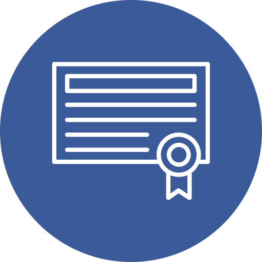 Certificate Generic Circular icon