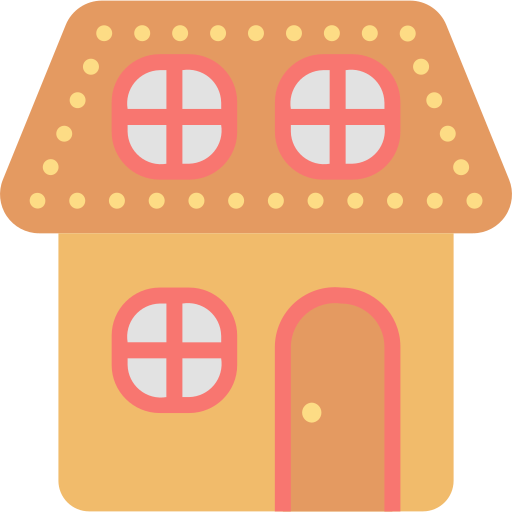 Пряничный домик бесплатно иконка Пряничный домик бесплатно иконка