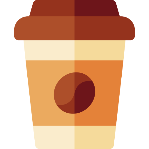 Coffee Basic Rounded Flat icon