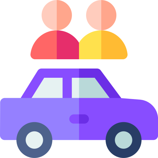 Car sharing - free icon