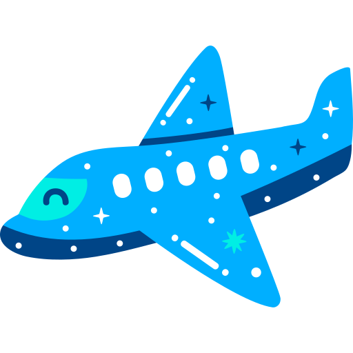 Airplane free sticker