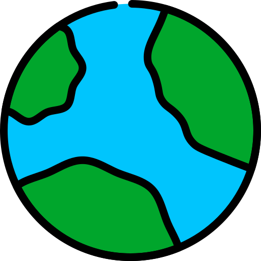 Earth Generic Outline Color icon