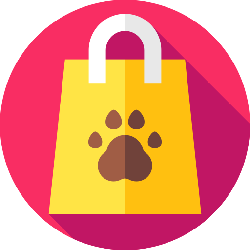 Shopping bag Flat Circular Flat icon