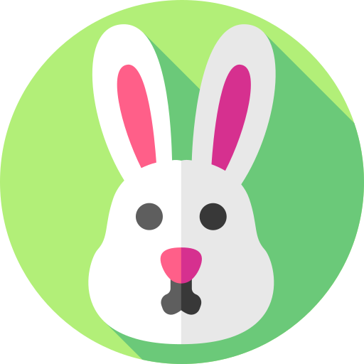 Rabbit Flat Circular Flat icon