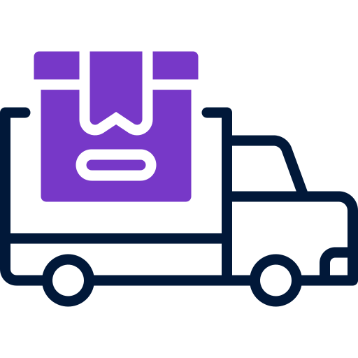 Delivery truck - Free shipping and delivery icons