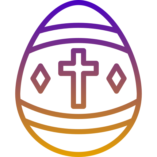 el huevo de pascua icono gratis