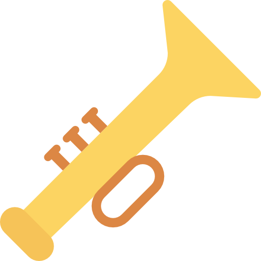 Trumpet Dinosoft Flat icon