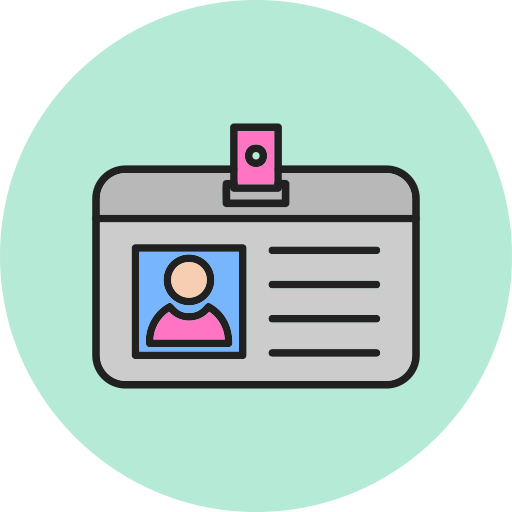 Удостоверение личности бесплатно иконка