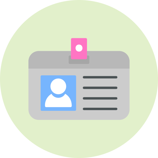 Удостоверение личности бесплатно иконка