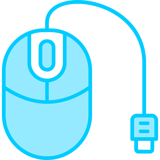 Mouse Icon Generic Blue