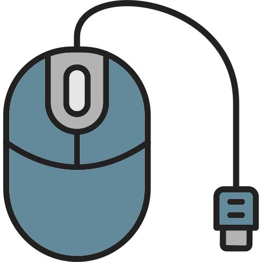 Mouse Generic Outline Color Icon