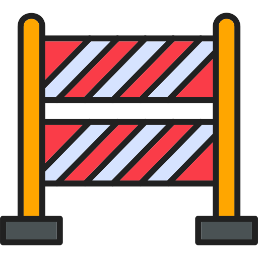 Barrier Generic Outline Color icon