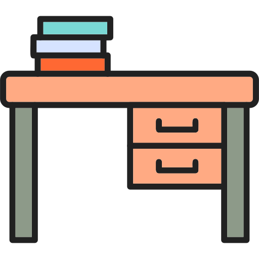 Desk - Free furniture and household icons