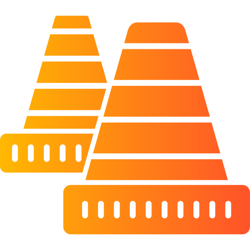 cono de trafico icono gratis