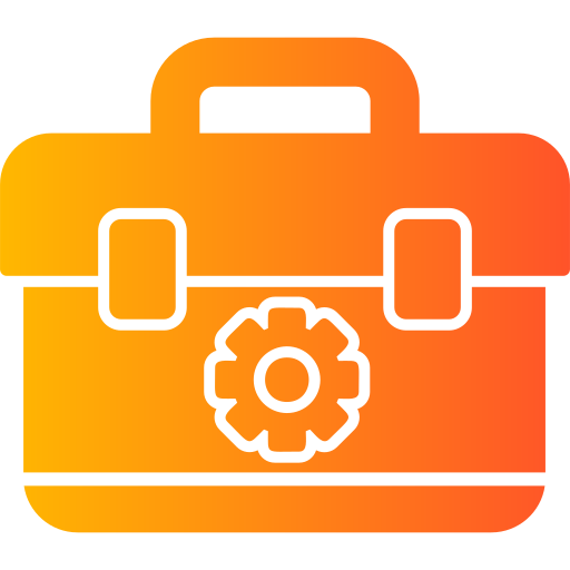 Orange tool box icon - Free orange tool box icons