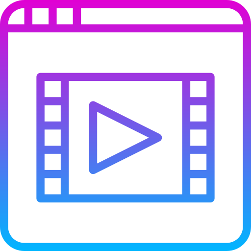 Movie Generic Gradient icon