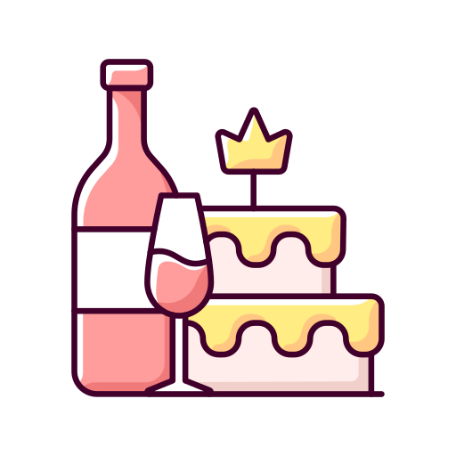 Bachelor party Generic Thin Outline Color icon