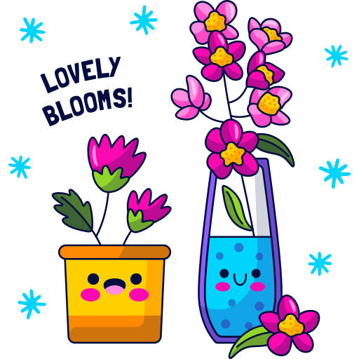 flores grátis figurinha