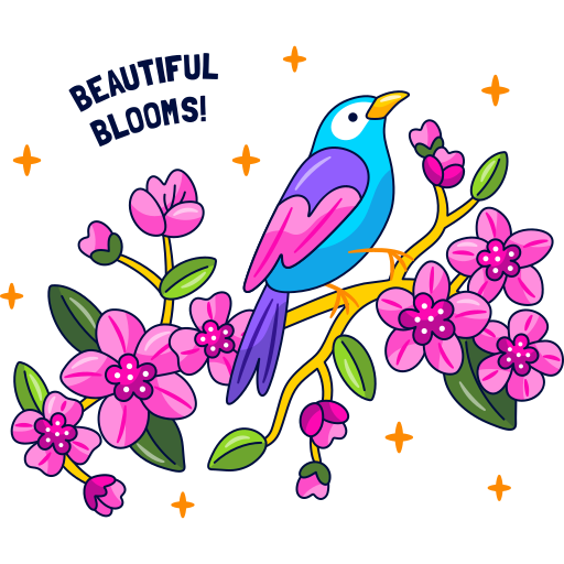 flores grátis figurinha