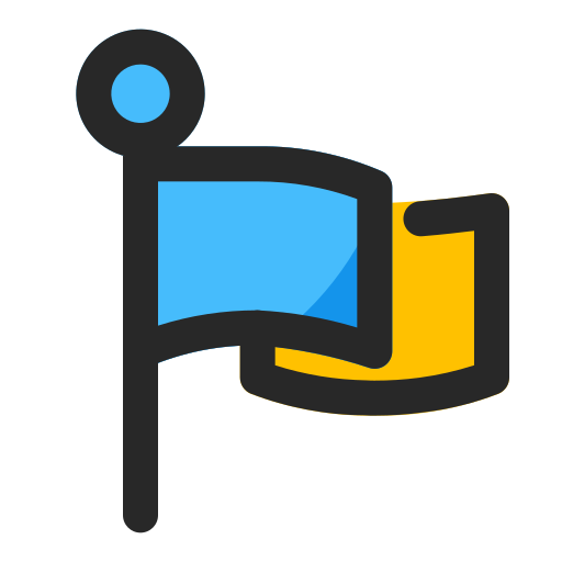 Flag free icon Flag free icon
