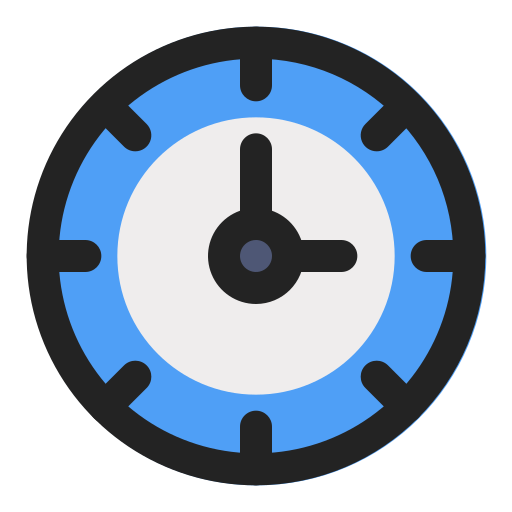 Clock Generic Outline Color icon