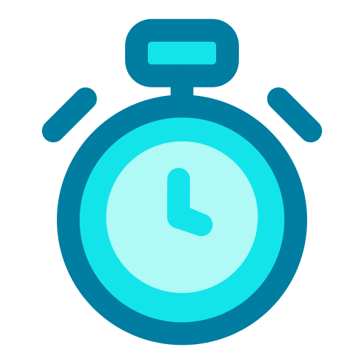 Stopwatch Generic Blue icon