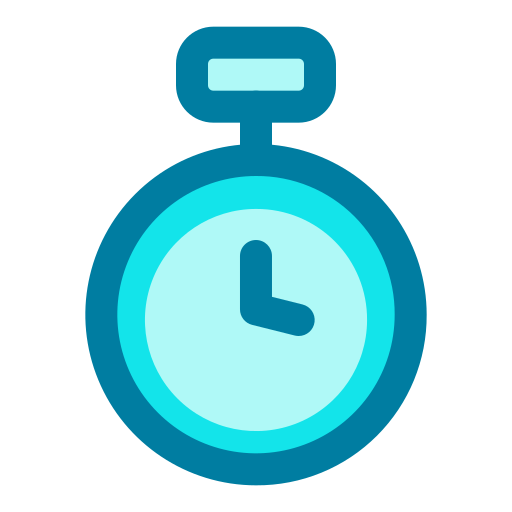 Stopwatch Generic Blue icon