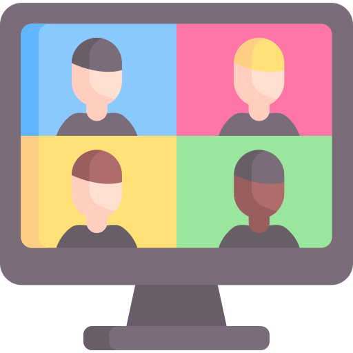 Video conference Special Flat icon