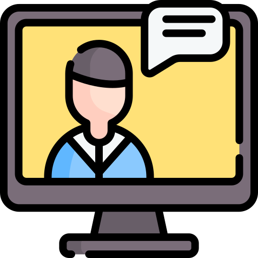 Video conference Special Lineal color icon