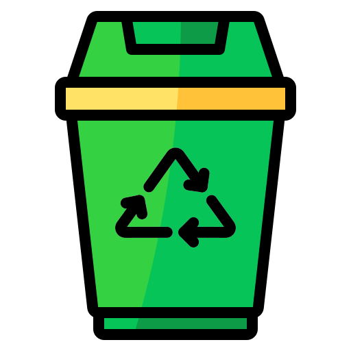 Recycle bin Generic Outline Color icon