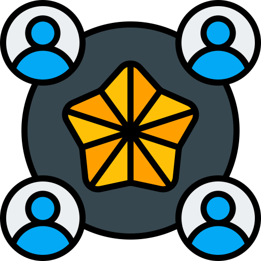 afiliación icono gratis